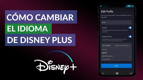 C Mo Cambiar El Idioma De Disney Plus Youtube