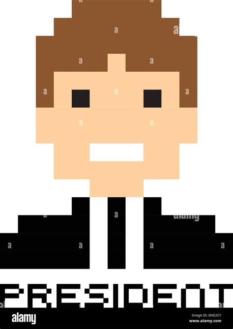 Pixel People Theme Avatar Guy Stock Vector Image And Art Alamy