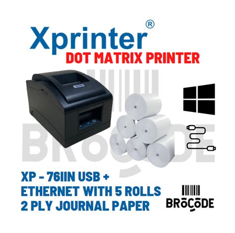 Xprinter XP 76IIN DOT MATRIX RECEIPT PRINTER Lazada PH