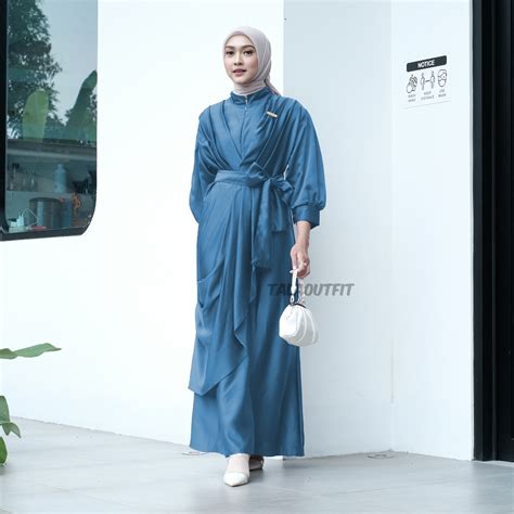 Jual Alana Dress By Talaoutfit Dress Kondangan Mewah Busui Friendly