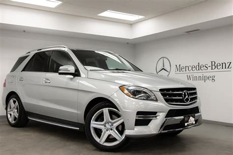 Pre Owned Mercedes Benz Ml Bluetec Matic Suv Suv In Winnipeg