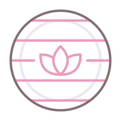 Yoga Ball Flaticons Lineal Color Icon