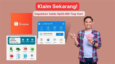 Dapatkan Rp50 000 Saldo DANA ShopeePay Atau GoPay Gratis Setiap Hari