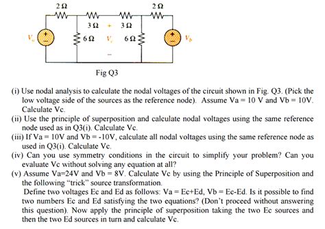 Solved Use Nodal Analysis To Calculate The Nodal Voltages Chegg