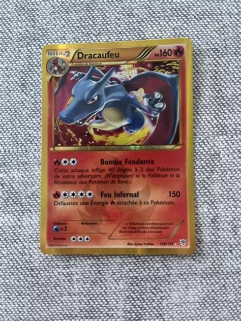 CARTE RARE POKEMON Dracaufeu Secrète 136 135 N B Tempête Plasma EUR 600