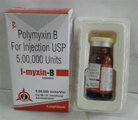 Polymyxin B For Injection Usp 500 000 Units At Rs 2800 Piece Poly Rx In Sirmaur Id 24190411833