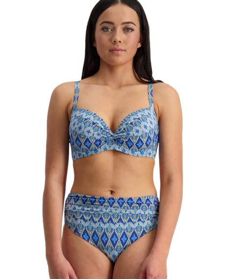 Moontide Swimwear Bohemian Aesthetic Underwire Cross Front Bikini Top