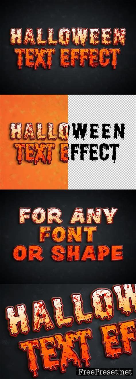 Adobe Stock Halloween Bloody Text Effect Mockup 290803186