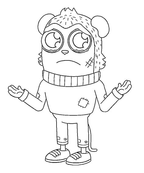 Billy From Max Design Pro Coloring Page Download Print Or Color