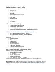 Blaw Exam Study Guide Docx Blaw Exam Study Guide