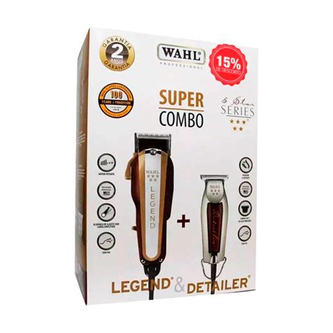 Wahl Super Combo Legend Con Cable Detailer Con Cable Extravagante