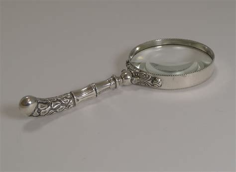 Antique English Sterling Silver Handled Magnifying Glass - 1906 ...