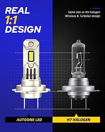 Autoone Upgraded H Led Bulb K White Brighter Led H Bulbs