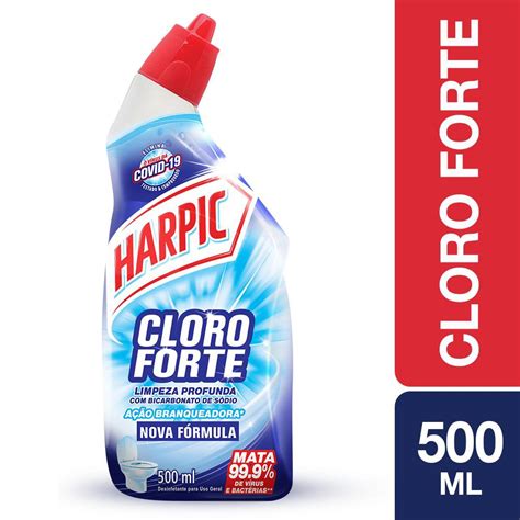 Desinfetante Sanitário Líquido Harpic Cloro Forte 500ml Zona Sul