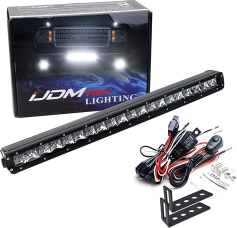 Ijdmtoy Lower Grille Inch Led Light Bar Compatible With Gmc