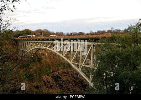 Bridge Over Zambezi River Victoria Falls Zimbabwe Stock Photo Alamy