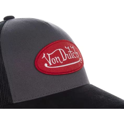 Von Dutch Suede Trucker Cap Schwarz Caphunters De