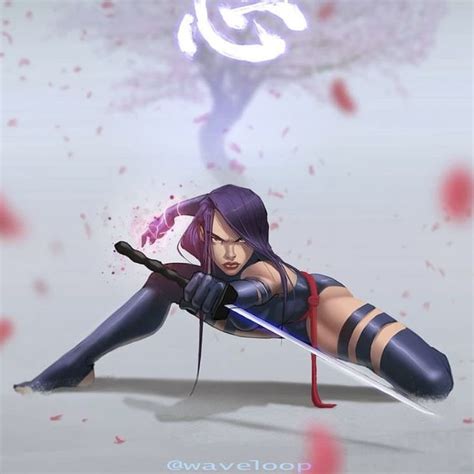 Betsy Braddock Aka Psylocke By Waveloop Icon In 2022 Marvel Characters Art Marvel Comics Art