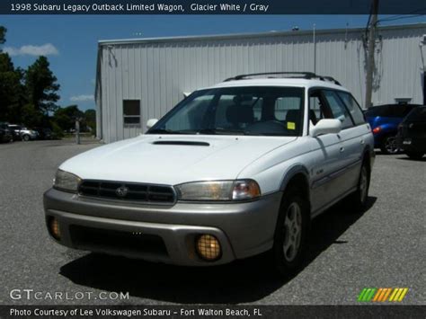 Glacier White 1998 Subaru Legacy Outback Limited Wagon Gray