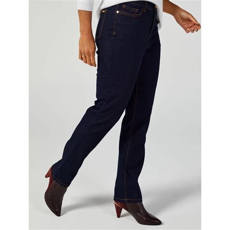 Ruth Langsford Dark Indigo New Fit Straight Leg Jean Regular Qvc Uk