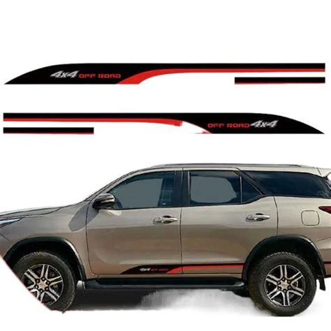 Car Stickers Pcs X Off Road Stripe Car Side Door Graphic Vinyls