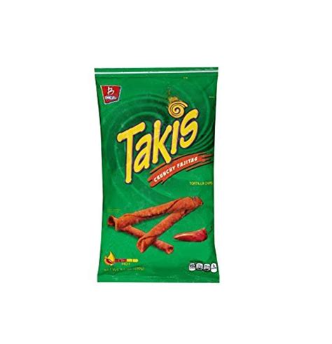 Barcel, Takis, Crunchy Fajita, Rolled Tortilla Snacks, 9.9oz Bag (Pack of 3) | Fajitas, Tortilla ...