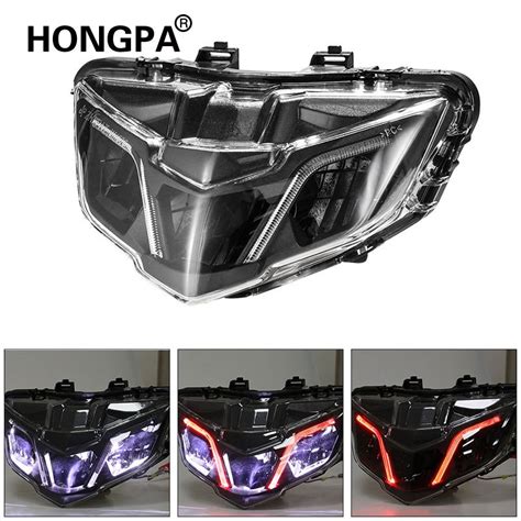 ZHIPAT LED HEADLAMP WITH LIGHT BAR FOR YAMAHA Y15 Y15ZR V2 Sniper 150