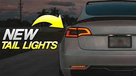 Hansshow Eagle Eye Tail Lights For Tesla Model 3 Youtube