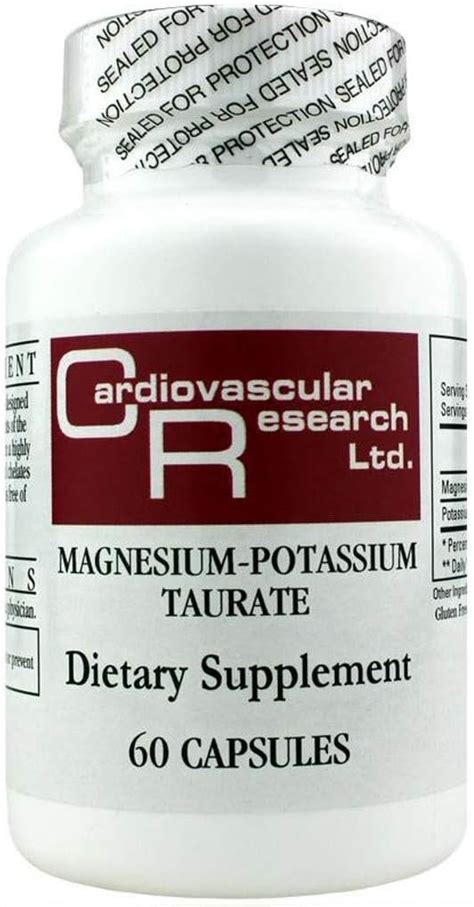 Amazon Cardiovascular Research Magnesium Potassium Taurate