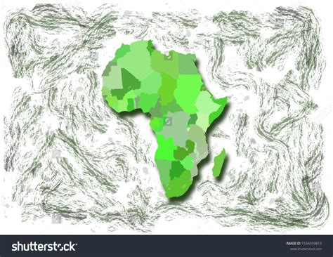 Green Africa Map Plant Wallpaper Stock Illustration 1534559813 | Shutterstock