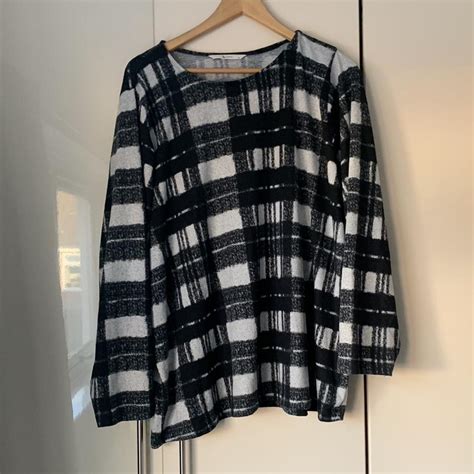 Sainsburys Tu Size Black And White Check Style Depop