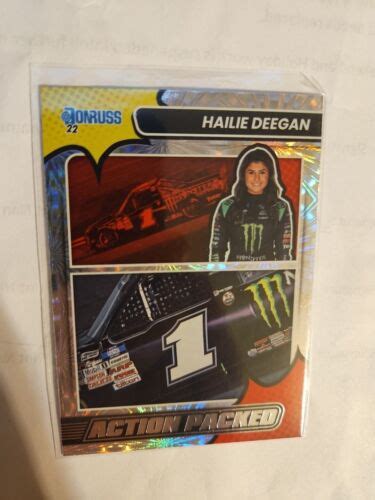 Hailie Deegan Action Packed Fireworks Panini Donruss Racing Nascar