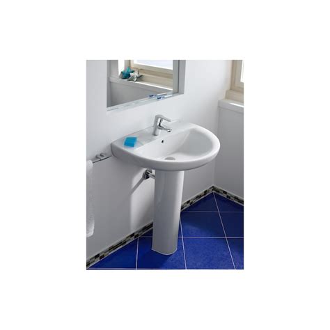 Lavabo Con Pedestal Victoria X Cm Roca Comprar Online A Precio Barato