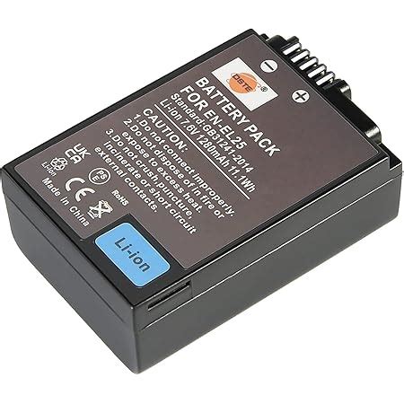 DSTE EN EL25 EN EL25a Rechargeable Battery 1280mAh 7 6V Compatible