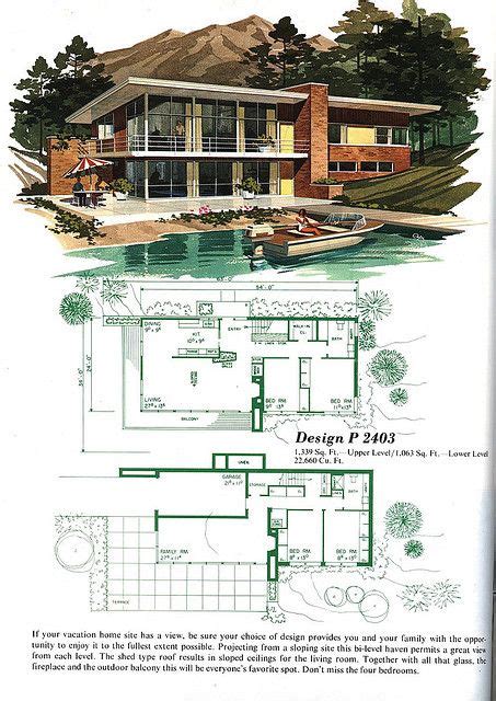 Mid Century Modern House Plans