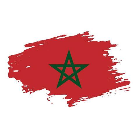 Graphic Morocco Grunge Flag Vector Art At Vecteezy