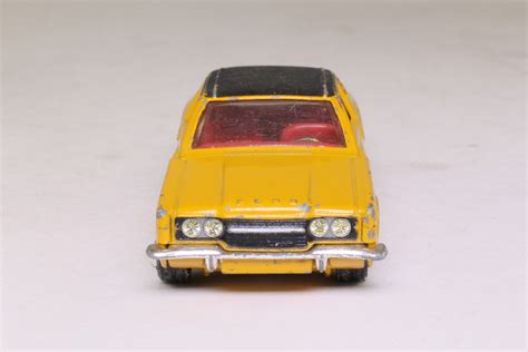 Corgi Toys 313 Ford Cortina Mk 3 GXL Mustard Yellow Ford Promotional