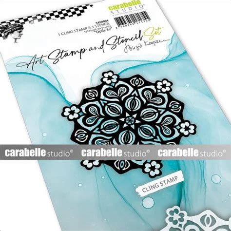 Carabelle Studio Stempel Schablone Doily Art Stamp Stencil