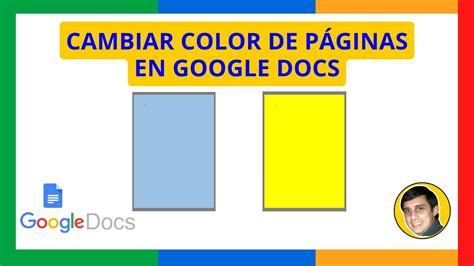 Cómo CAMBIAR COLOR de PÁGINA en GOOGLE DOCS YouTube