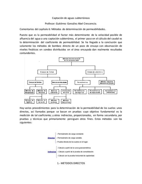 Captación De Aguas Subterráneas 6 Pdf