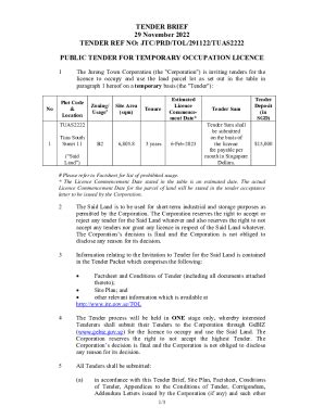 Fillable Online Guide To Landed Factories Application Singapore Fax