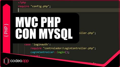 Modelo Vista Controlador en PHP Programación de una aplicación web