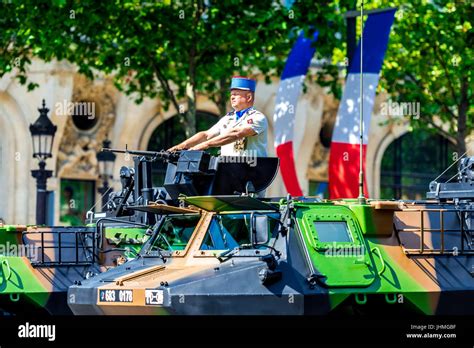 Paris France 14 Juy 17 French Military And Police Put On A Strong