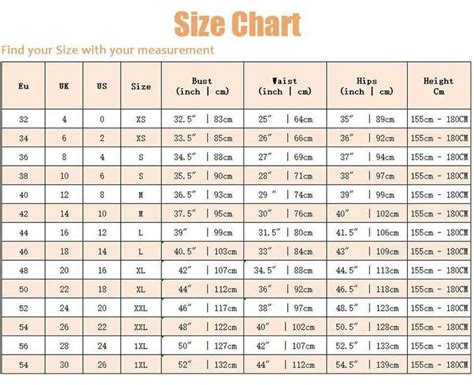 Size Guide Size Chart Custom Made Order Extra Fee | Etsy UK | Dress size chart women, Clothing ...