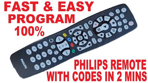 Philips Universal Remote Setup Instructions