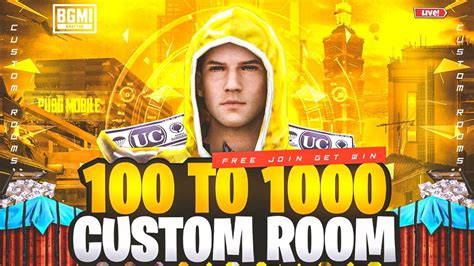 Bgmi Live Custom Room Paytm Uc Giveaway Bgmi Custom Room Live Bgmi