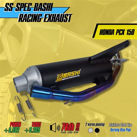 Jual KNALPOT STANDAR RACING HONDA PCX OLD BASHI SS SPEC EXHAUST