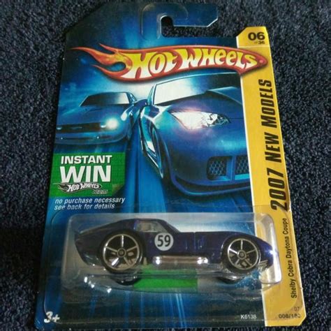 Jual Hot Wheels Shelby Cobra Daytona Coupe 2007 New Models Warna Biru Shopee Indonesia