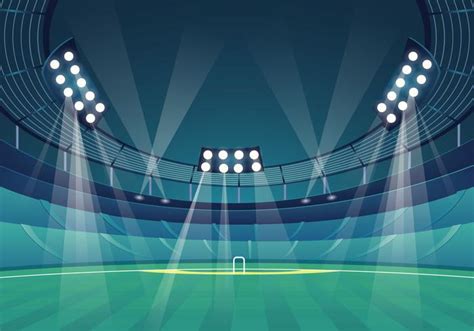 Cricket Stadium 427056 Vector Art at Vecteezy