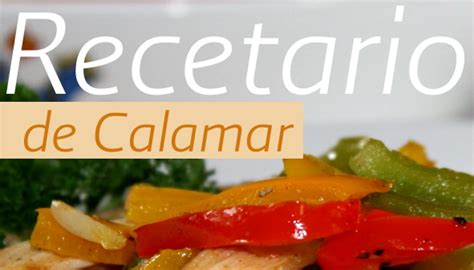 Descarga Gratis El Libro De Cocina Recetario De Calamar